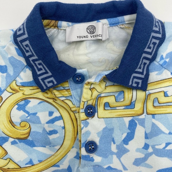 Authentic Baby Boy Versace Polo Size 6M - Picture 2 of 5